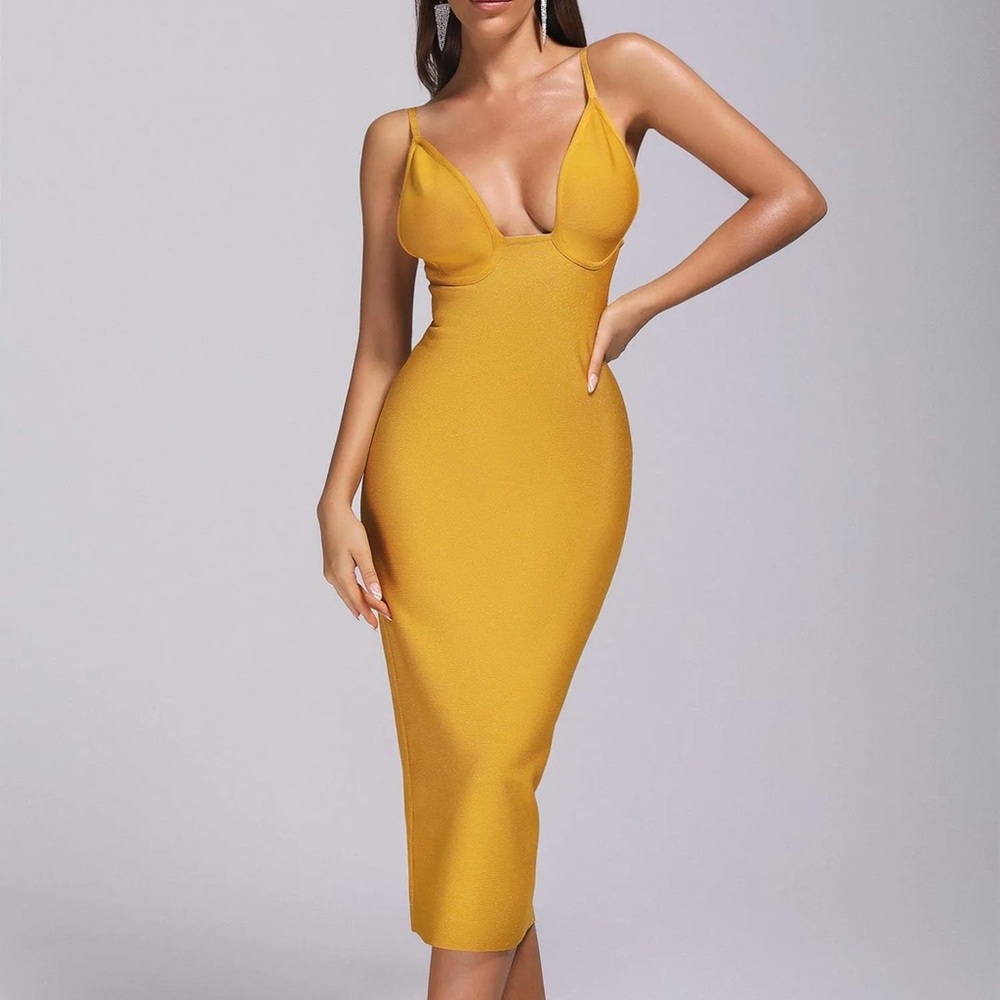 Bella Barnett Bandage Midi Dress NWT